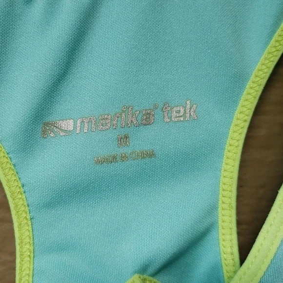 marika tek tank top green blue M - Picture 3 of 9